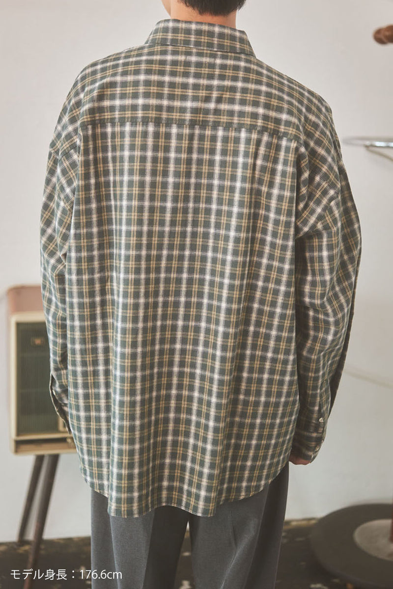 [9月13日19時発売] Unisex Plaid Shirt