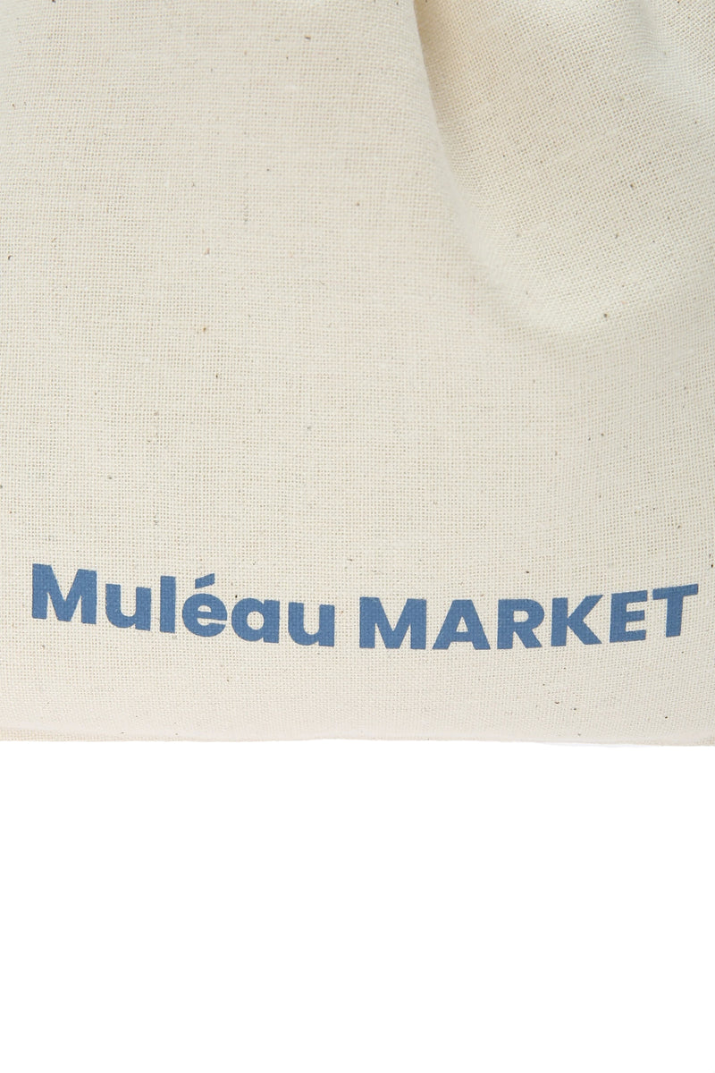 Muléau Market Drawstring Logo Pouch