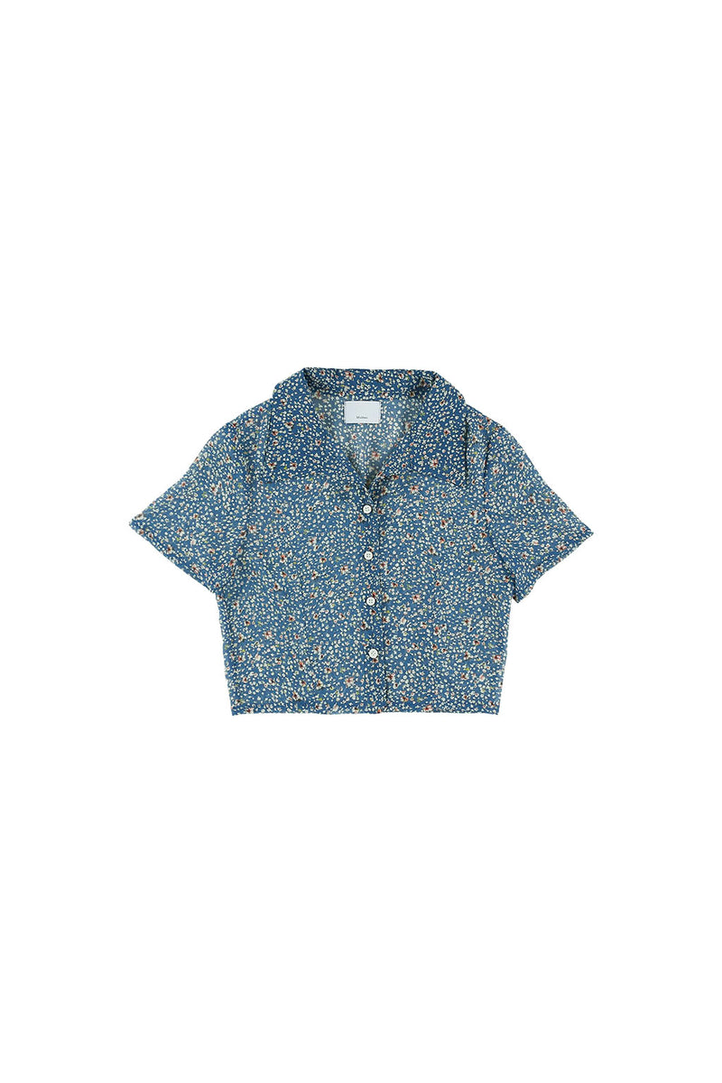 Floral Cropped Shirt