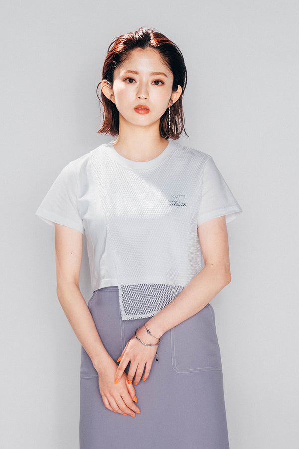 [Muléau Collection of Shiori Sato] Mesh Cropped Tee