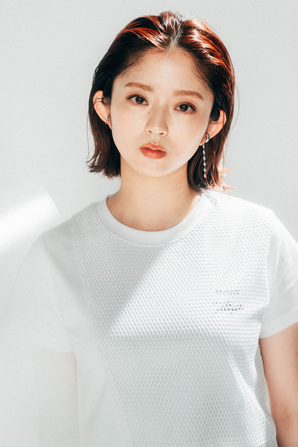 [Muléau Collection of Shiori Sato] Mesh Cropped Tee